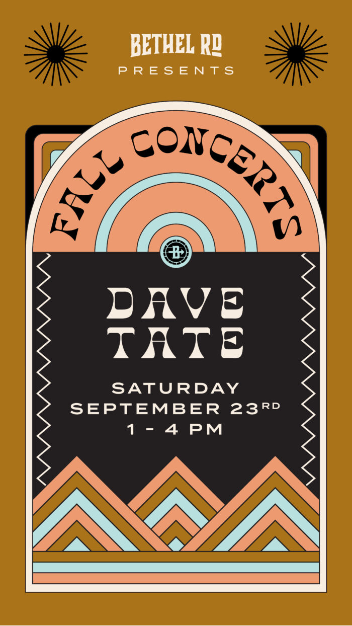 image for Bethel Rd. Fall Concerts : Dave Tate