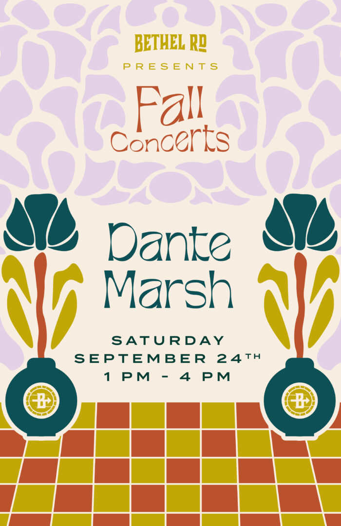 image for Bethel Rd. Fall Concerts : Dante Marsh